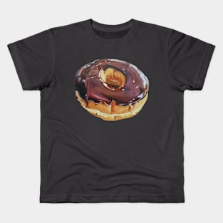 Chocolate Dip Donut Kids T-Shirt